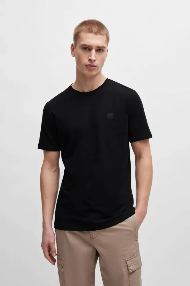 Boss regular T-shirt zwart, foto 3