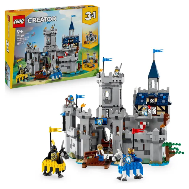 Creator LEGO Iconic Middeleeuws kasteel met ridders te paard 31168, foto 2