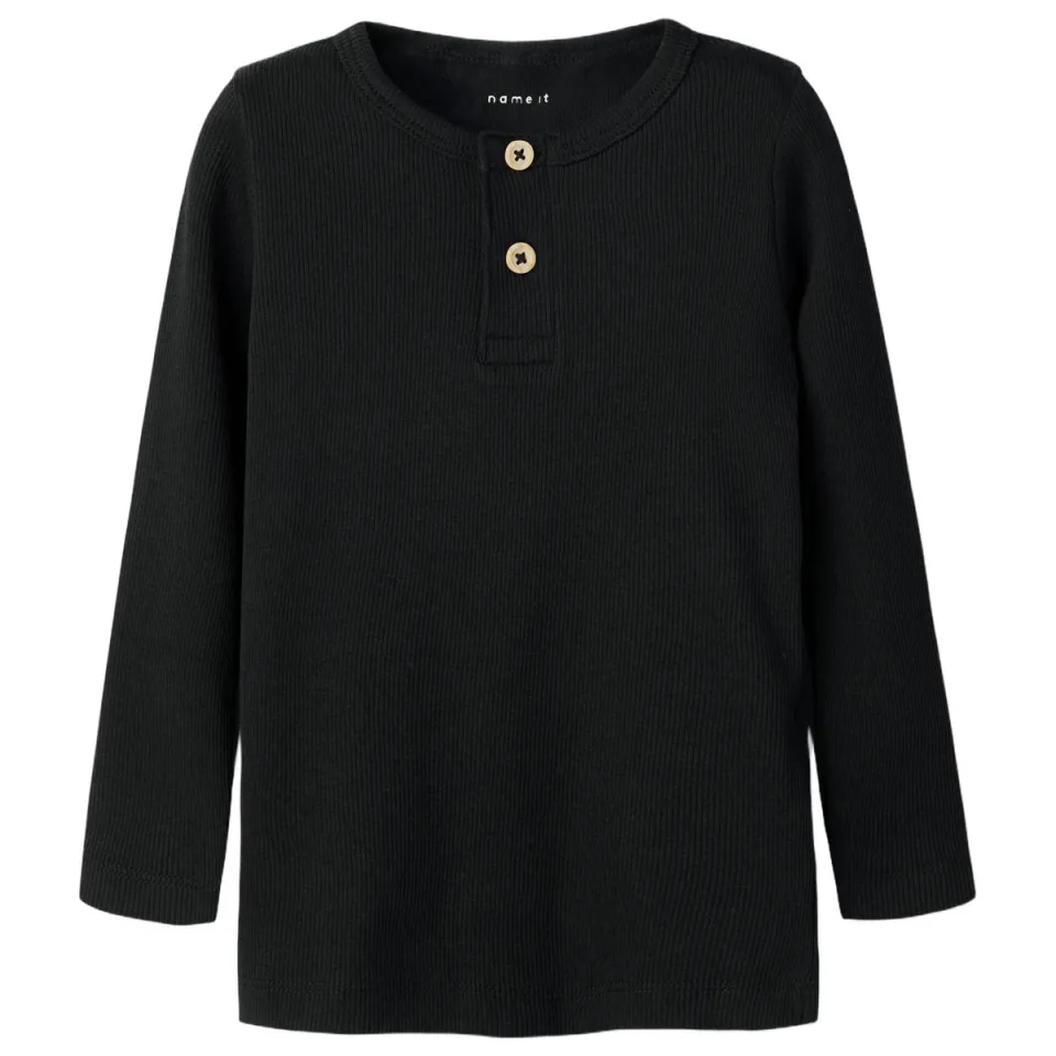NAME IT MINI longsleeve NMMKAB zwart, foto 2