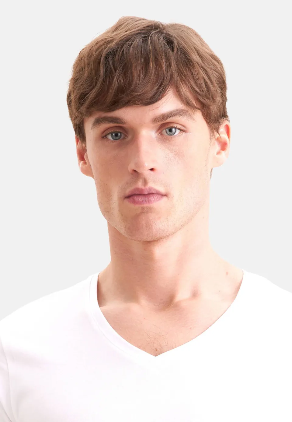 Seidensticker slim fit T-shirt wit, foto 6