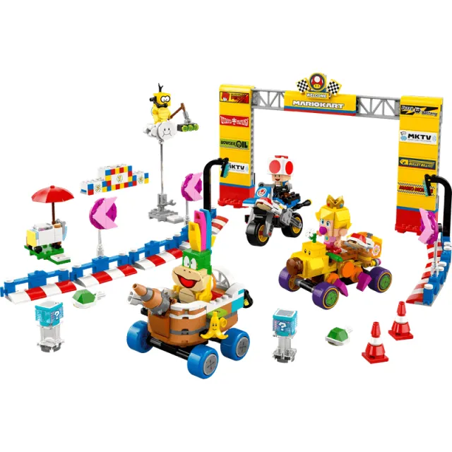 Lego Super Mario: Mario Kart Baby Peach en Grand Prix set 72036