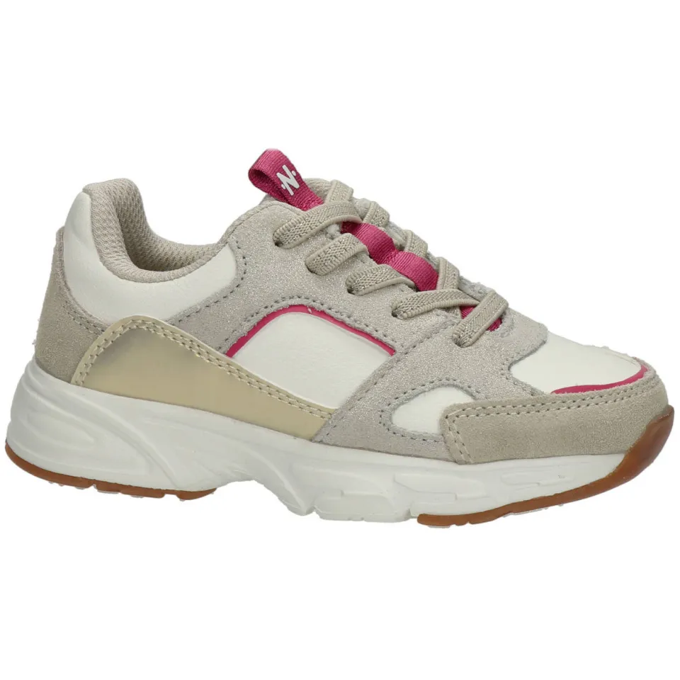 Nelson Kids sneakers beige/roze, foto 4