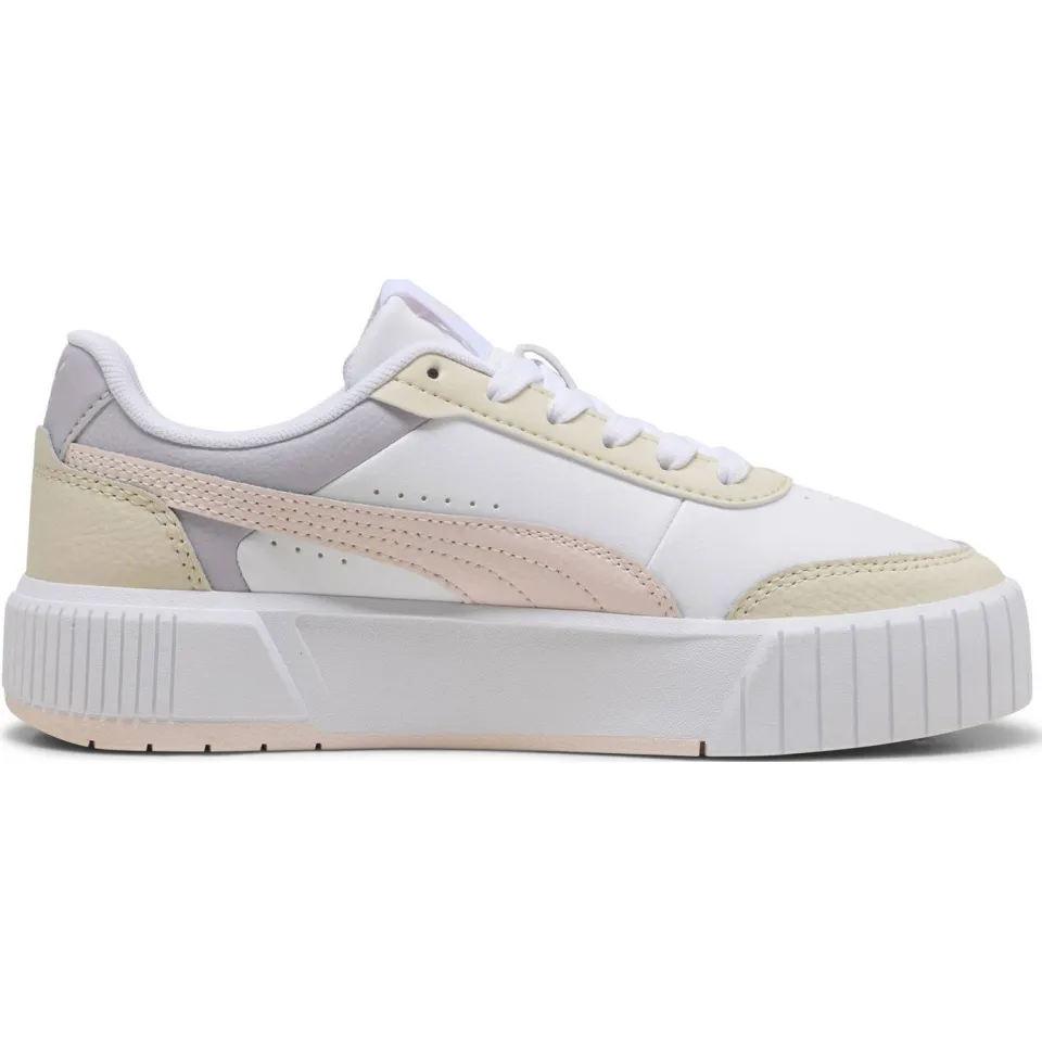 Puma Carina Mia sneakers wit Wit/lichtgeel/lichtroze
