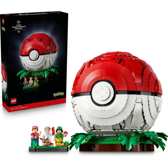 Lego Pokémon Pokéball met Trainer Scènes Bouwpakket voor Volwassenen 72154