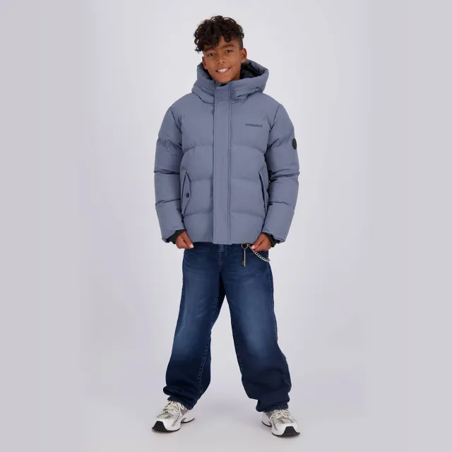 Vingino winterpufferjas grijsblauw