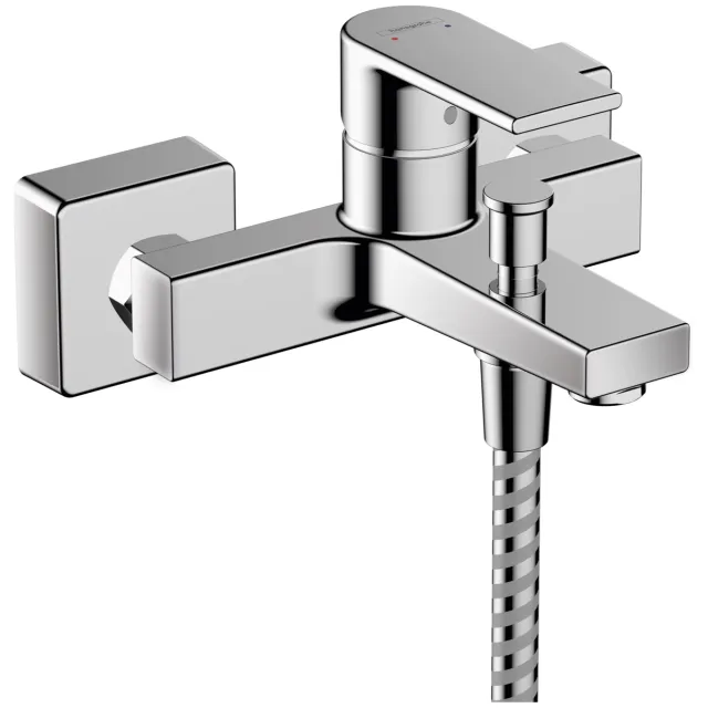Hansgrohe Badmengkraan Opbouw HansGrohe Vernis Shape Eengreeps Met 2 Flow Rates Chroom