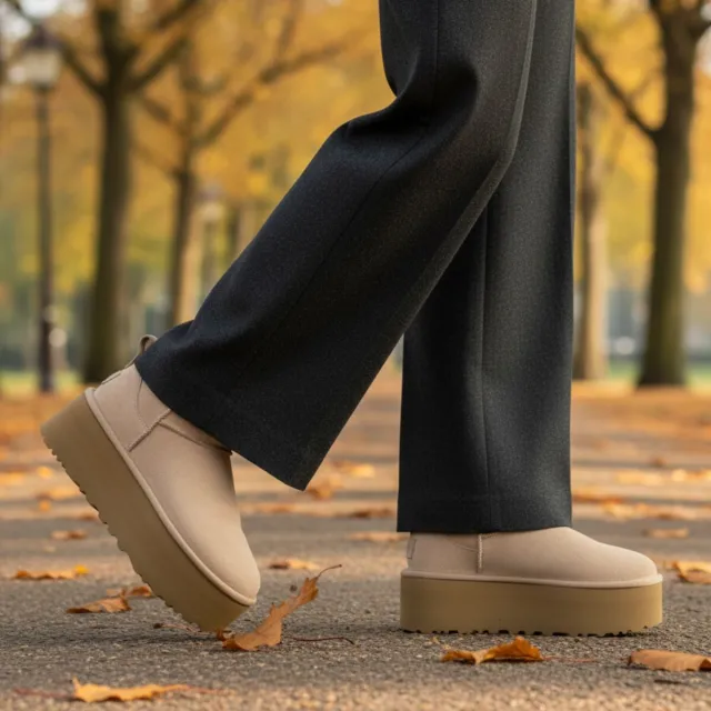 Ugg Classic Ultra Mini Platform laarzen beige, foto 8