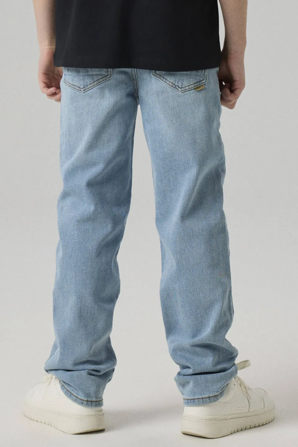NAME IT KIDS straight leg jeans NKMRYAN light blue denim, foto 4