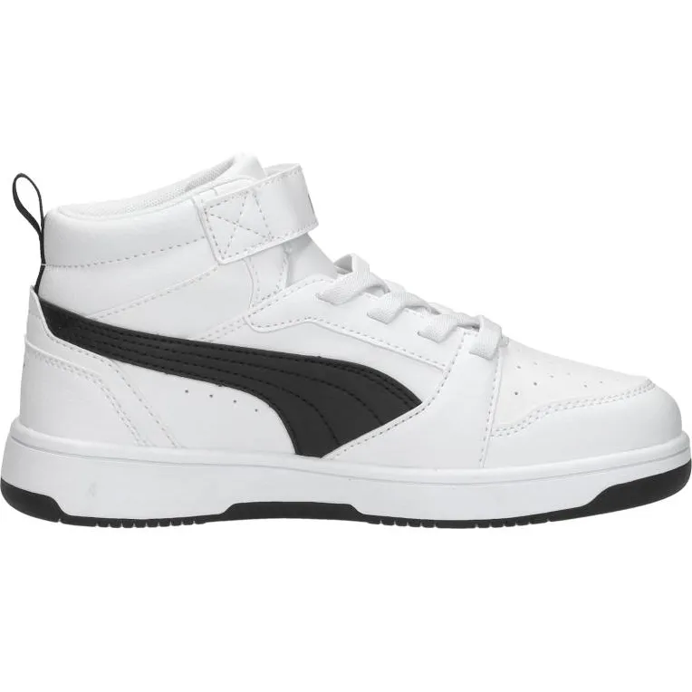 Puma Rebound V6 Mid AC+ hoge sneakers wit