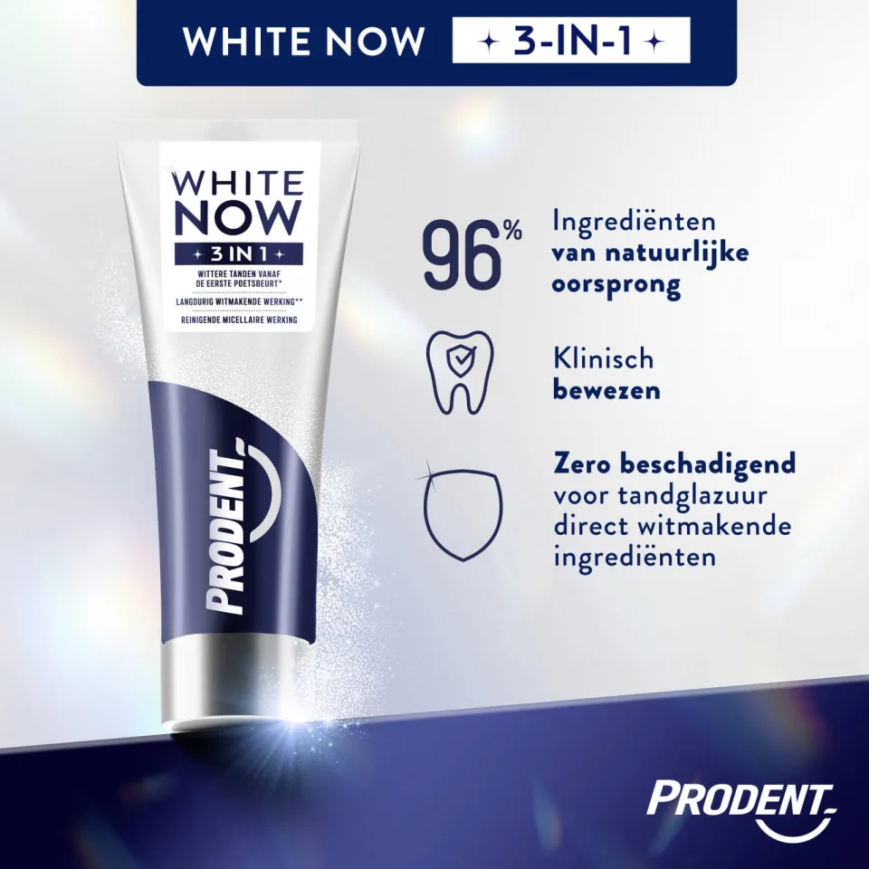 Prodent White Now 3-in-1 tandpasta, foto 8