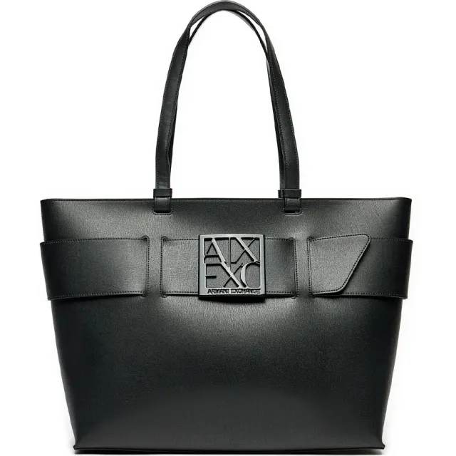 Armani Exchange Bow Detail shopper zwart, foto 2