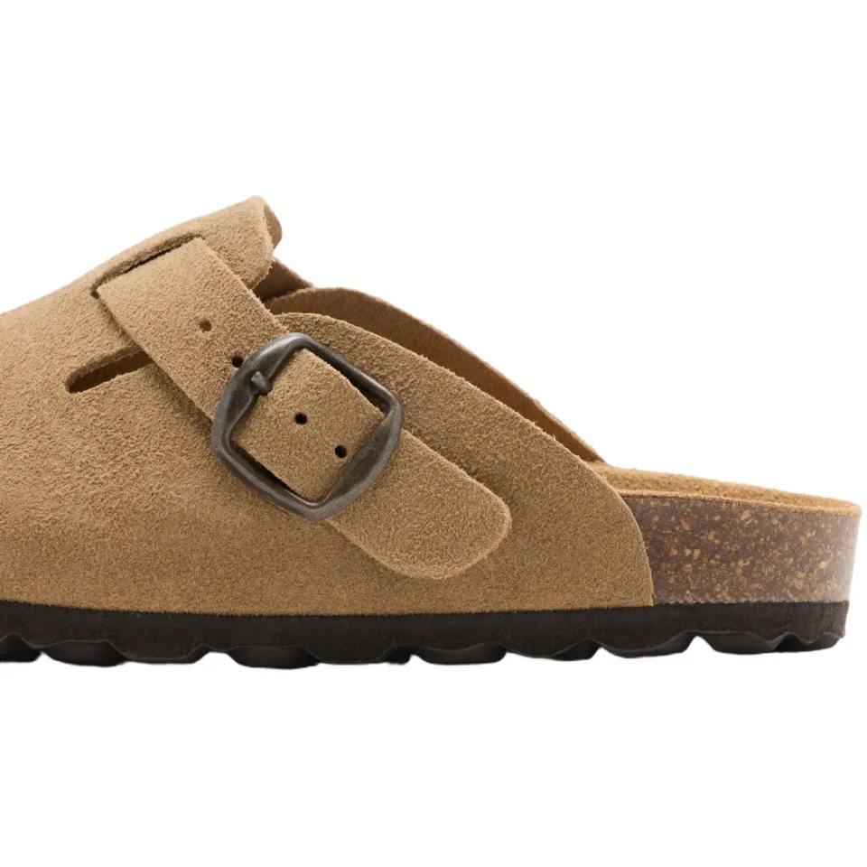 Mango Kids leren klompen camel, foto 7
