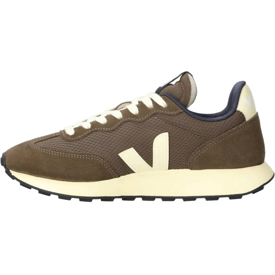 Veja Rio Branco II suède sneakers met logo - donkerbruin/wit, foto 6