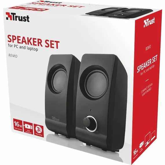 Trust Remo 2.0 - Speakerset - Zwart