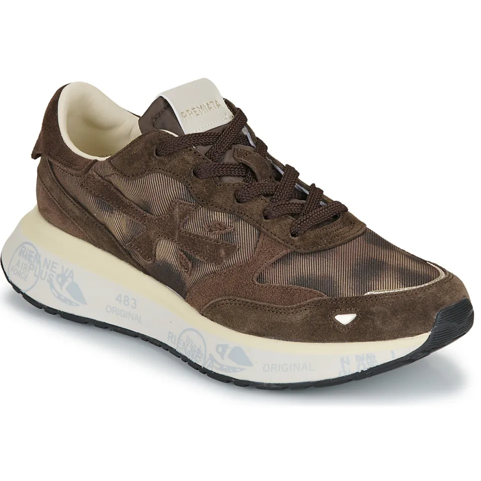 Premiata Lauryn lage sneakers bruin, foto 2
