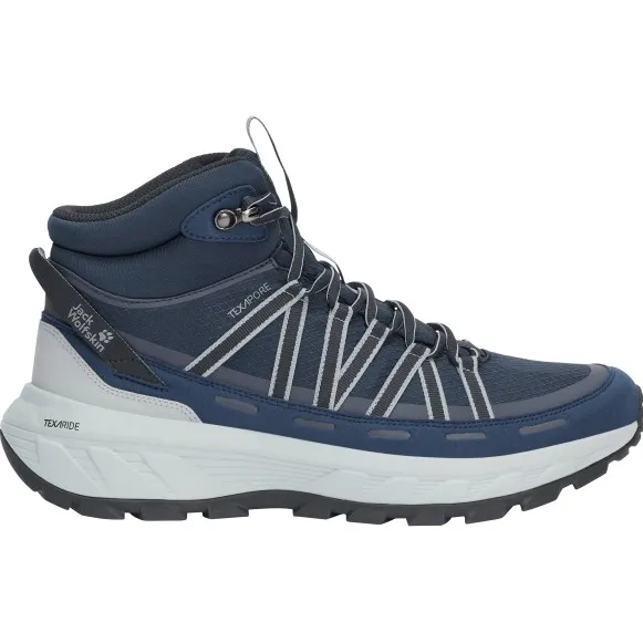 Jack Wolfskin Wild Hike Texapore Mid - Wandelschoenen, blauw