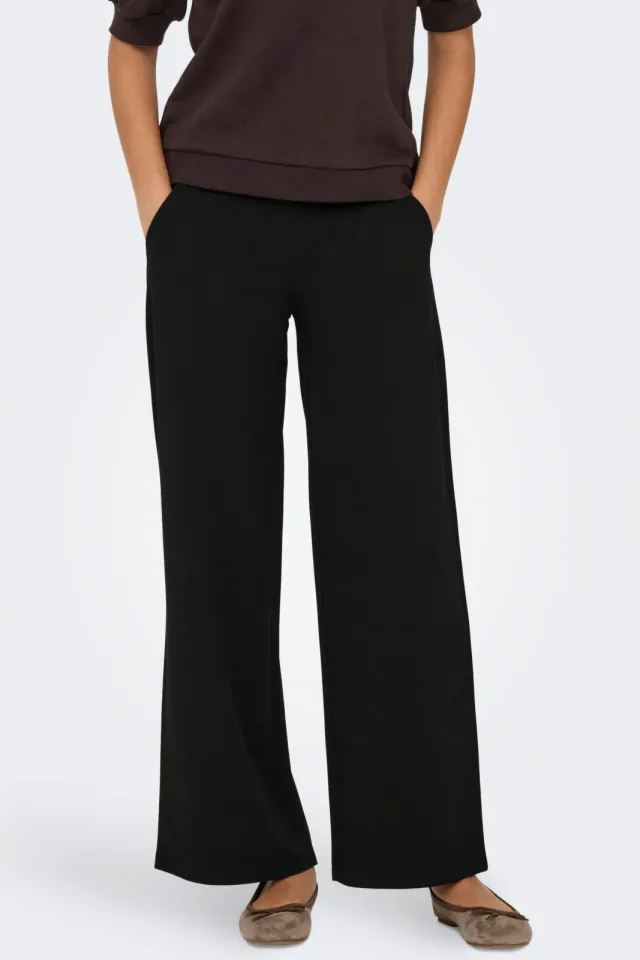 JDY Louisville Catia wijde broek zwart, foto 5