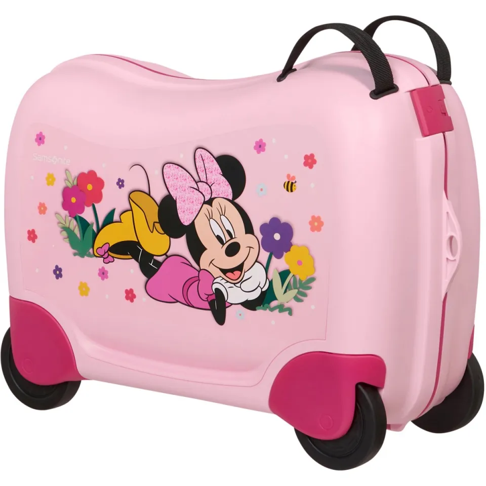 Samsonite trolley Dream2Go Disney Ride-On Minnie Flower Power Roze