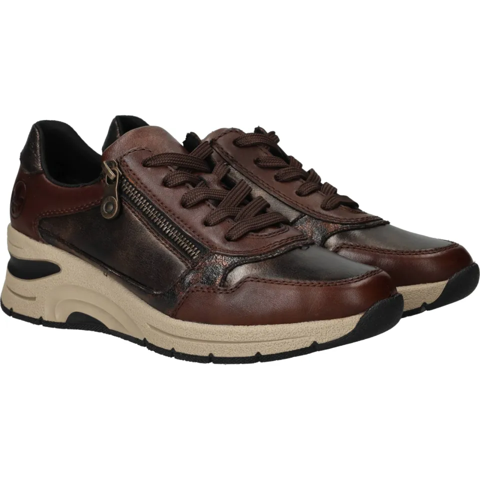 Rieker 292896 lage sneakers bruin, foto 3
