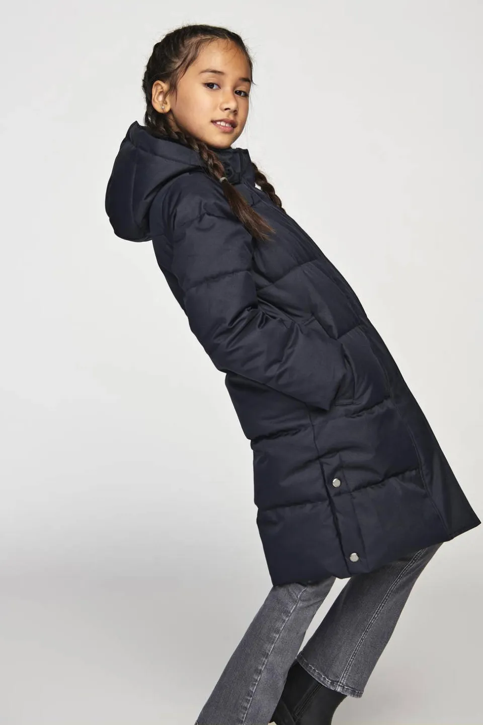 Only KOGIRENE gewatteerde winterjas donkerblauw zwart, foto 6