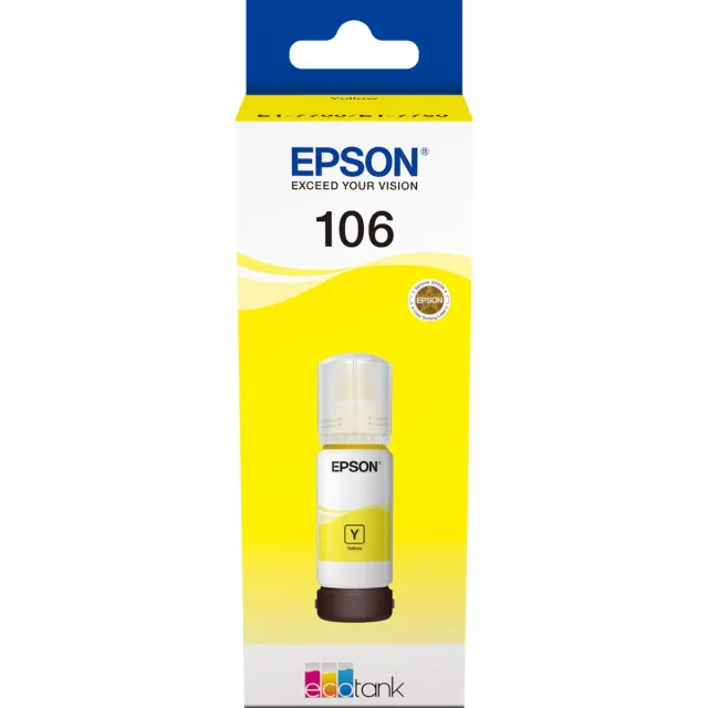 Epson 106 EcoTank inkt, Yellow, 70ml