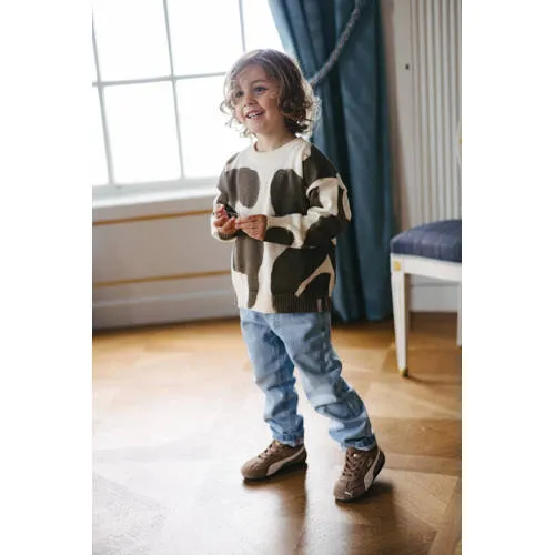 Levv katoenen sweater met print - taupe, foto 4