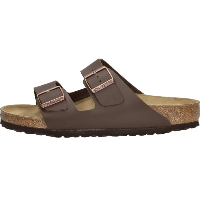 Birkenstock Arizona slippers donkerbruin