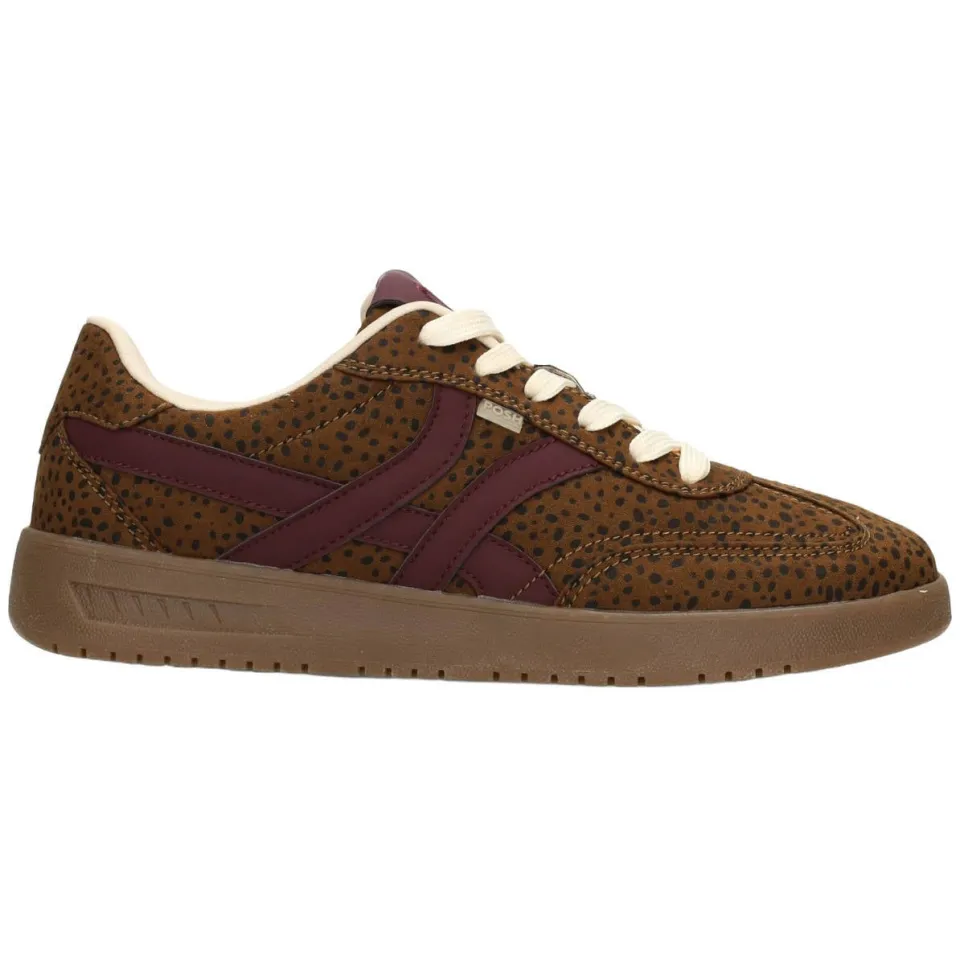 POSH by Poelman Poelman Megan sneakers bruin Bruin/zwart