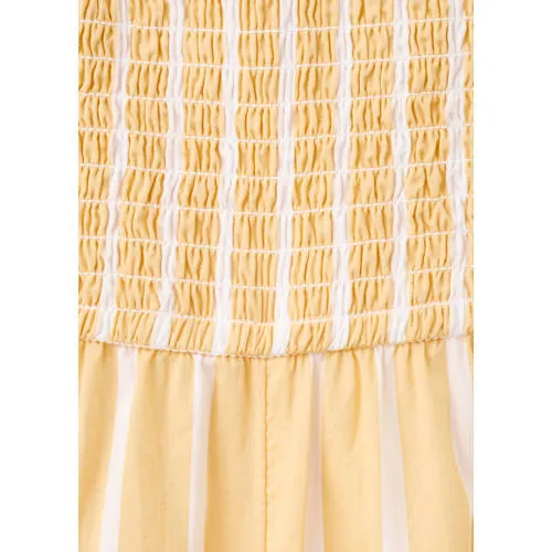 Mango Kids gestreepte jumpsuit oranje, foto 5