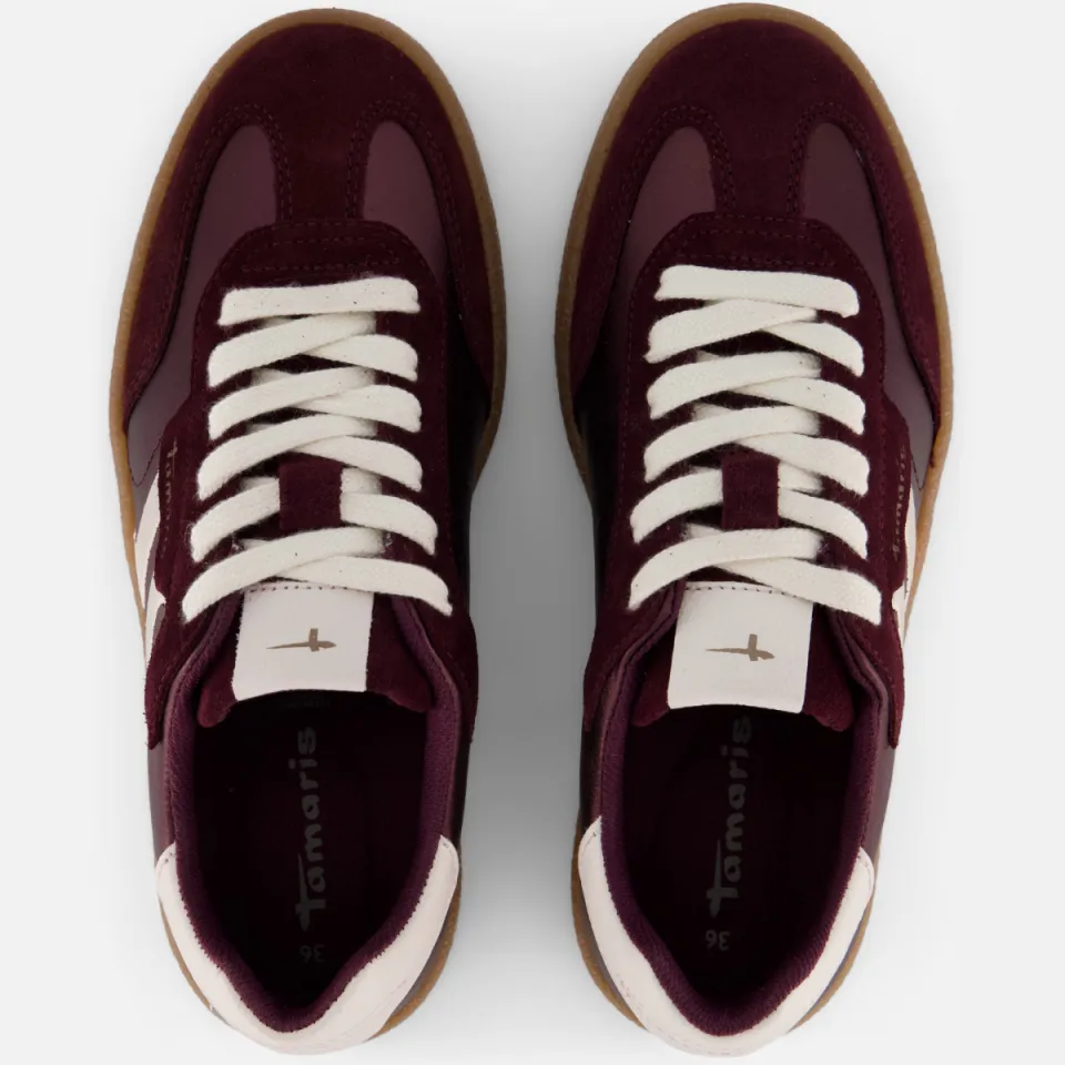 Tamaris sneakers laag bordeauxrood, foto 7