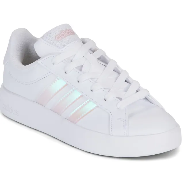 Adidas Grand Court 3.0 J sneakers wit