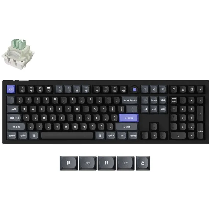 Keychron Q6 HE 8K Lime toetsenbord zwart