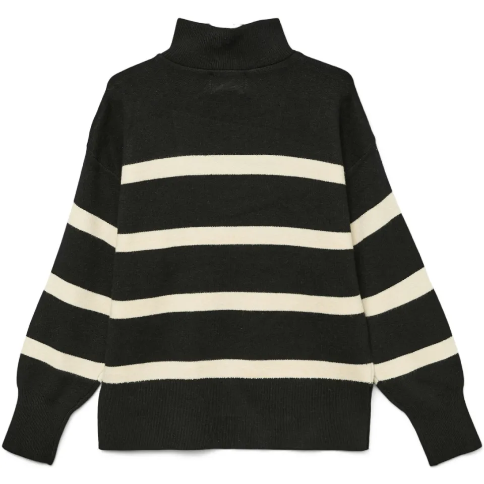 Vero Moda GIRL schipperstrui zwart gebreid, foto 3