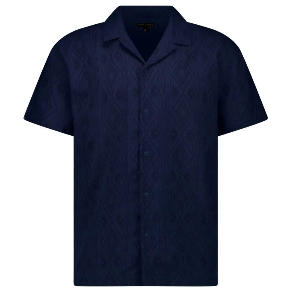 Cars casual overhemd marineblauw, foto 2