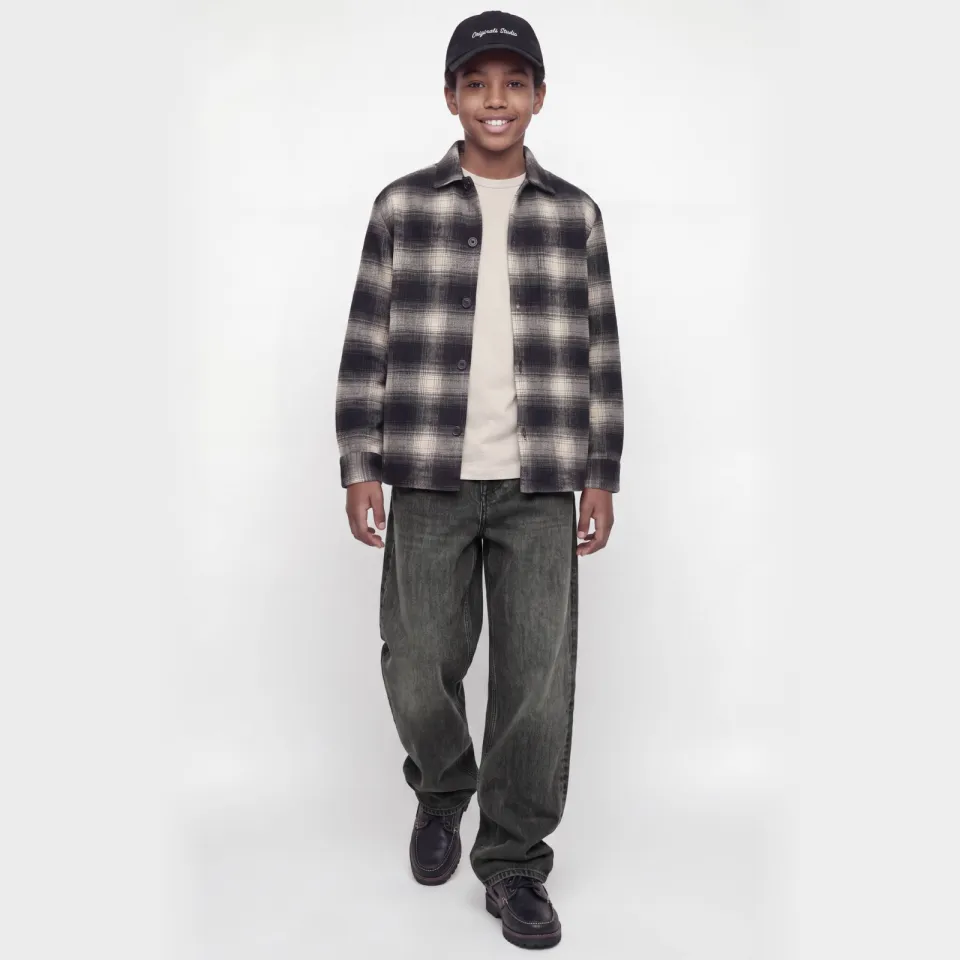 Jack & Jones JUNIOR loose fit jeans - black denim