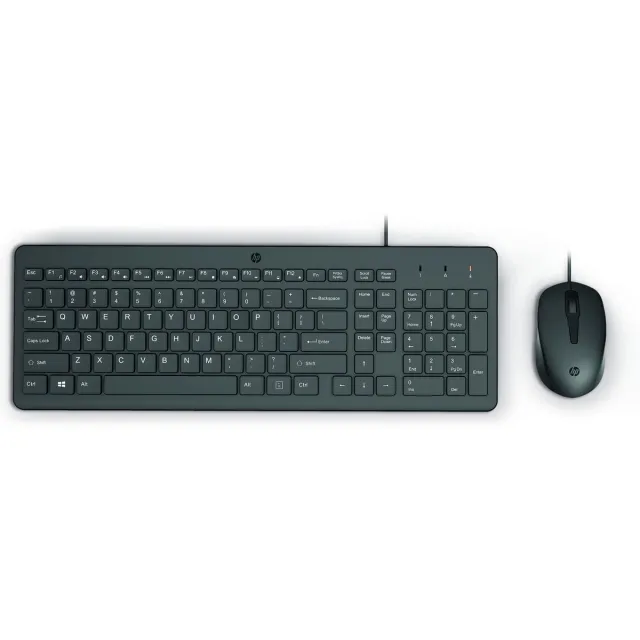 Hp 150 - toetsenbord en muis set - QWERTY - Engels - zwart