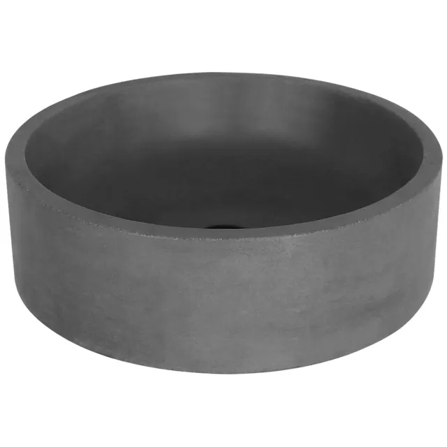 Waskom Differnz Marba Rond 42x42x13 cm Beton Donker donker beton