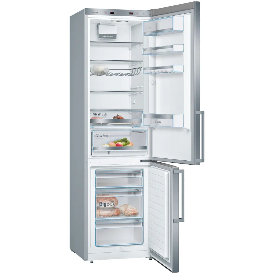 Bosch KGE398IBP koel-vriescombinatie RVS, foto 2