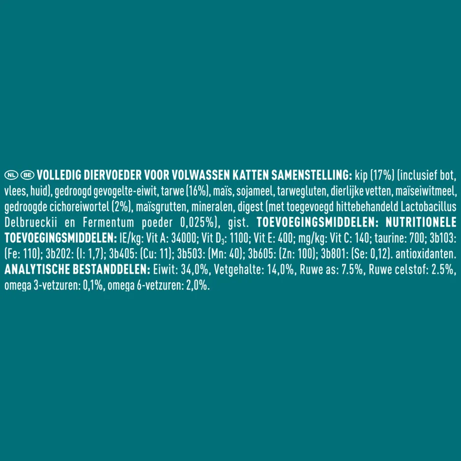Purina ONE adult kattenvoer droog kip volkoren granen 1,5 kg, foto 5