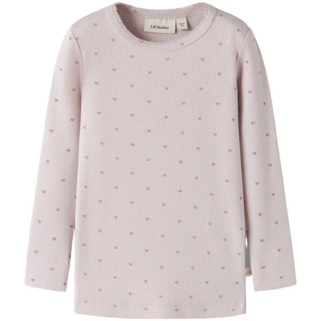 Lil' Atelier MINI longsleeve met print lila