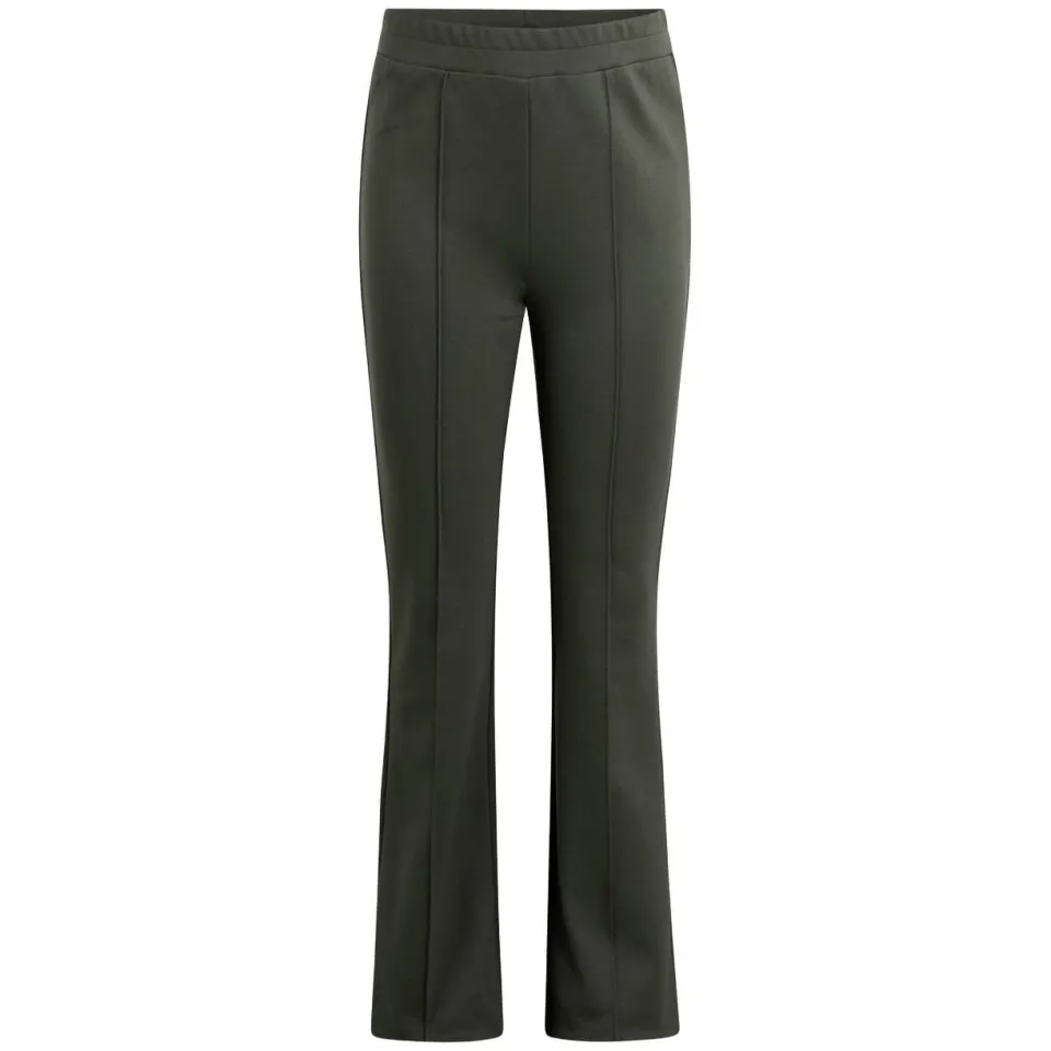 Shoeby flared legging donkergroen, foto 2
