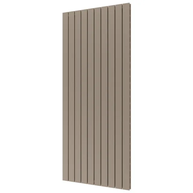 Plieger Designradiator Plieger Cavallino Retto Dubbel 1936 Watt Middenaansluiting 180x75,4 cm Zandsteen Zand steen