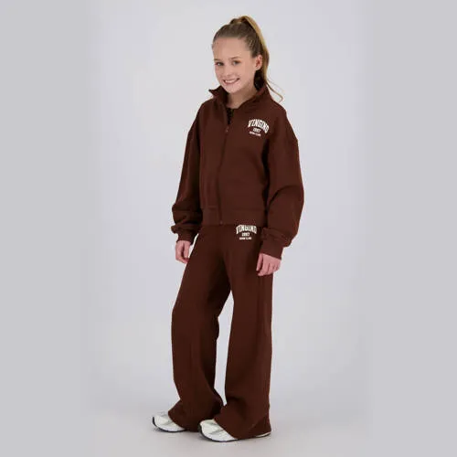 Vingino wide leg joggingbroek bruin, foto 3