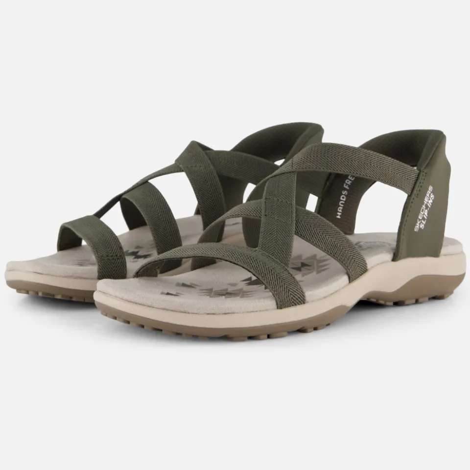 Skechers Reggae Slim sandalen groen, foto 3