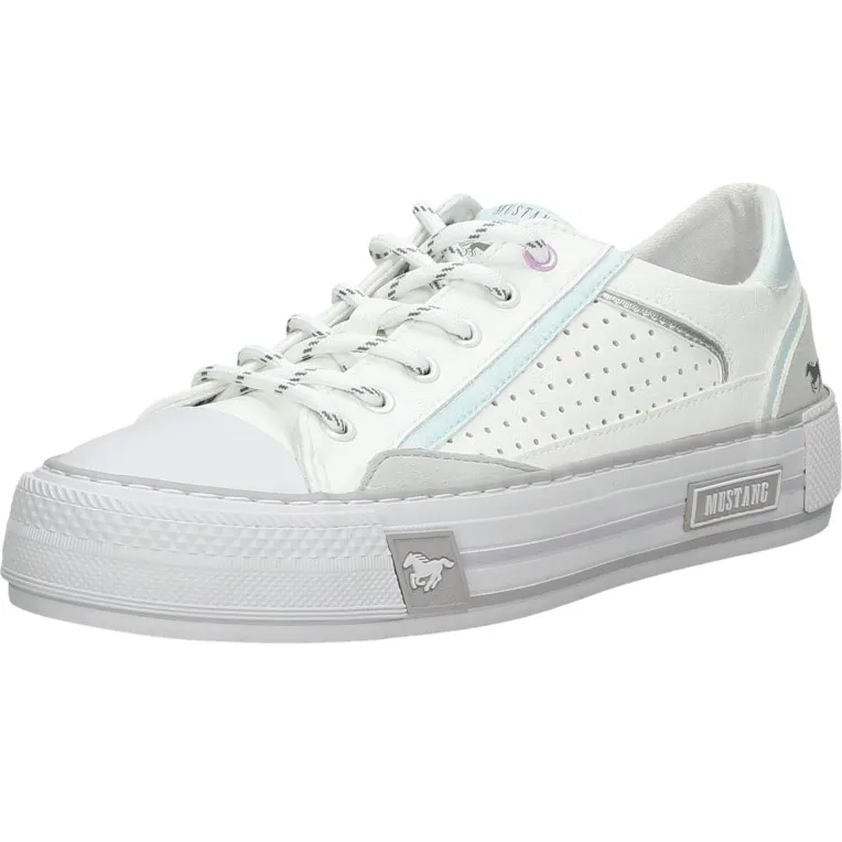 Mustang lage sneakers wit, foto 3