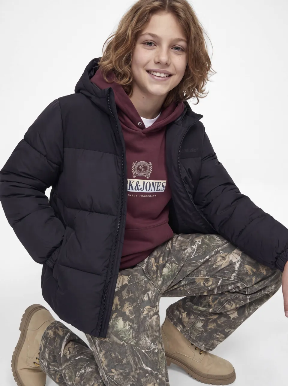Jack & Jones Raze puffer winterjas zwart, foto 4