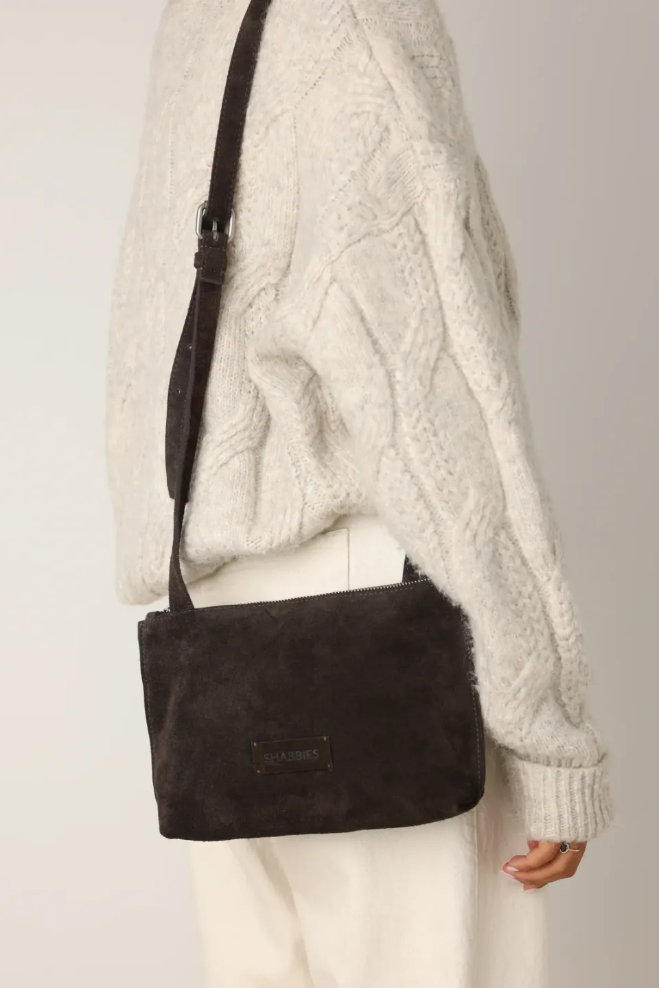 Shabbies Amsterdam Festival Big crossbody tas donkerbruin, foto 7