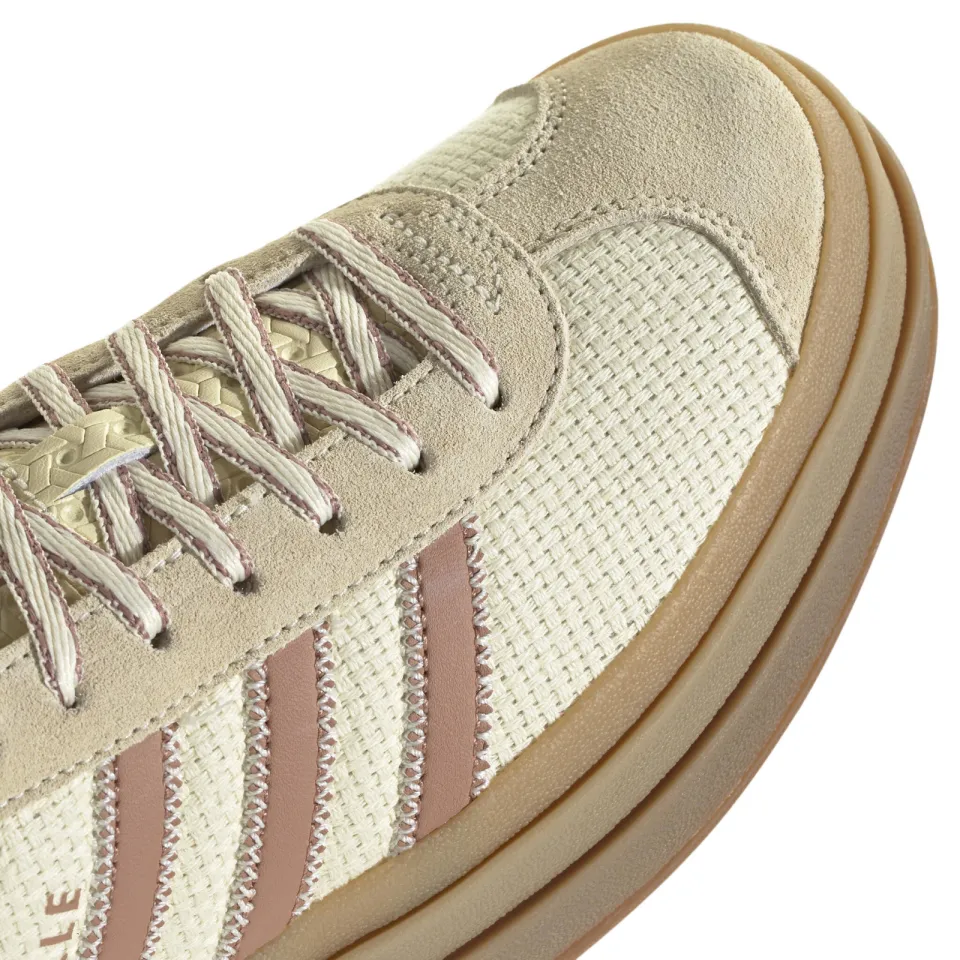 Adidas Originals Gazelle Bold suède sneakers - ecru/roze, foto 8