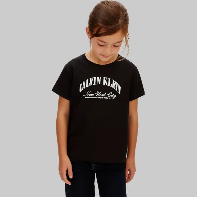 Calvin Klein T-shirt met logo zwart