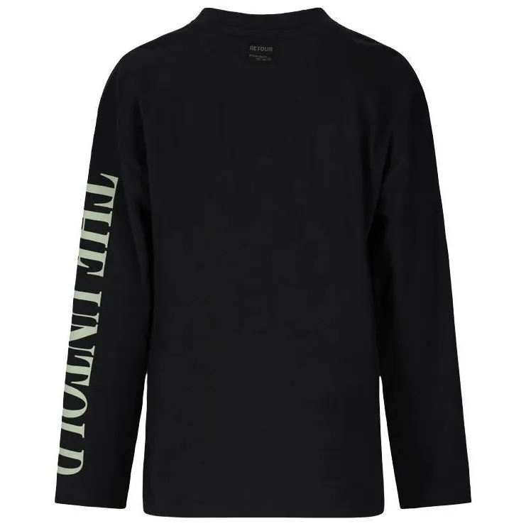 Retour Jeans Juan longsleeve met print zwart, foto 2